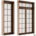 Vintage Other Window Balcony Door Architect Cornice 3d model