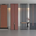 New Chinese Partition Screen 3d model