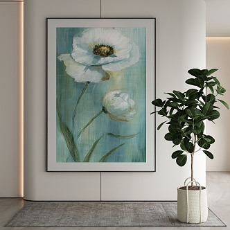 Quiet decorative painting 3d model