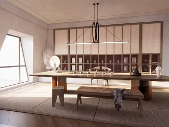 Style living room 3d model