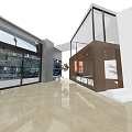 Birds Eye View Interior Layout With Modern Design And Functional Living Dining Zones