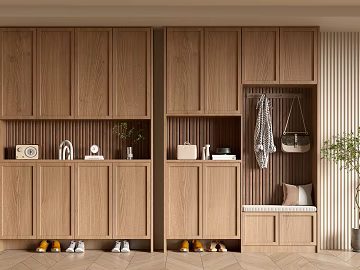 Modern Antique Style Shoe Cabinet Entrance Cabinet Decoration Cabinet-Silent Style Antique Style Floor Cabinet (ID:ggach305827)