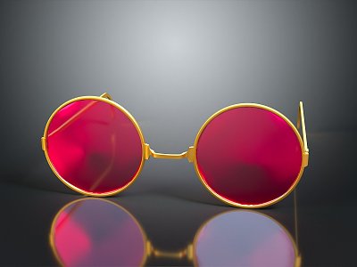 glasses sunglasses glasses near vision presbyopic glasses realistic 3d model