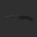 Electric Kitchen Knife With Serrated Blade And Ergonomic Handle Design