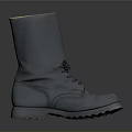 Gray High Top Boots With Yellow Inner And Textured Sole For Daily Use