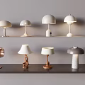 Modern Table Lamp Combination Creative Table Lamp Art Table Lamp Bedroom Table Lamp Desk Lamp 3d model