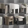 Modern Leisure Chairs With Varied Designs And Neutral Tones For Comfortable Seating