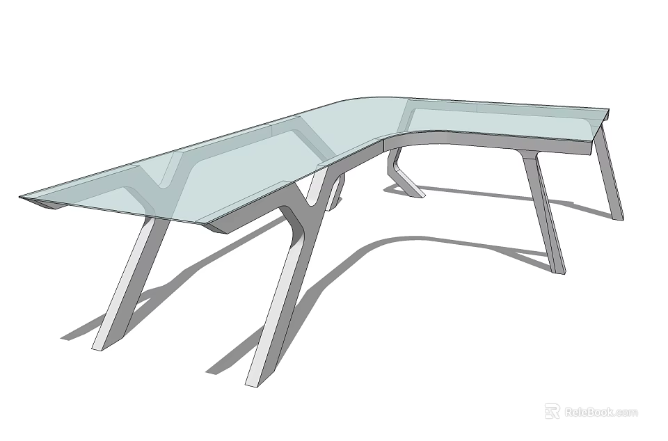 Elegant Modern Pergola with Glass Roof and Sturdy Metal Frame Design 3d model 