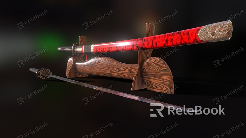 Weapon Samurai Swords model