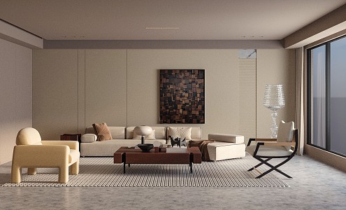 Living room 3d model