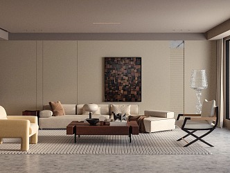 Living room 3d model