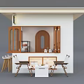 Citiark Milk Tea Shop Storefront With Afternoon Tea Display Shelves Bar Counter And Stools