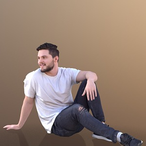 modern man 3d model