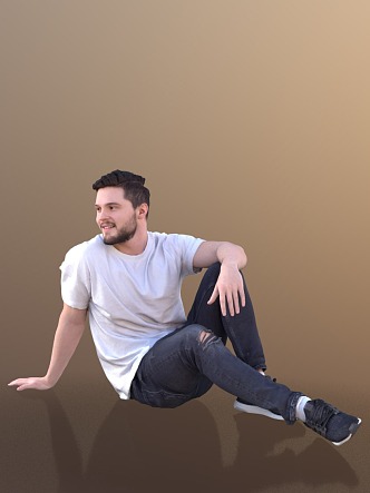 modern man 3d model