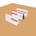 Standing Commercial Promotion Equipment with Grand Opening 20% Off Signs and Illustrations