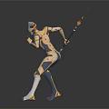 Modern game characters Sci-fi characters Alien characters Alien warriors 3d model