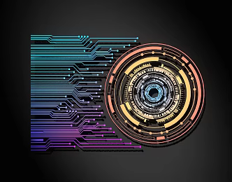 Modern Technology Line Technology Line Wall Decoration 3d model