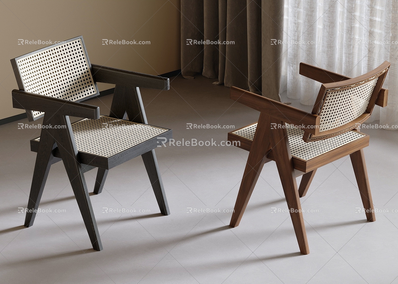 Dining Chair Single Chair 3d model