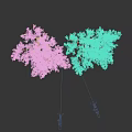 Modern landscape tree, modeling tree, arbor, courtyard, landscaping tree 3d model