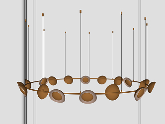 Modern chandelier 3d model