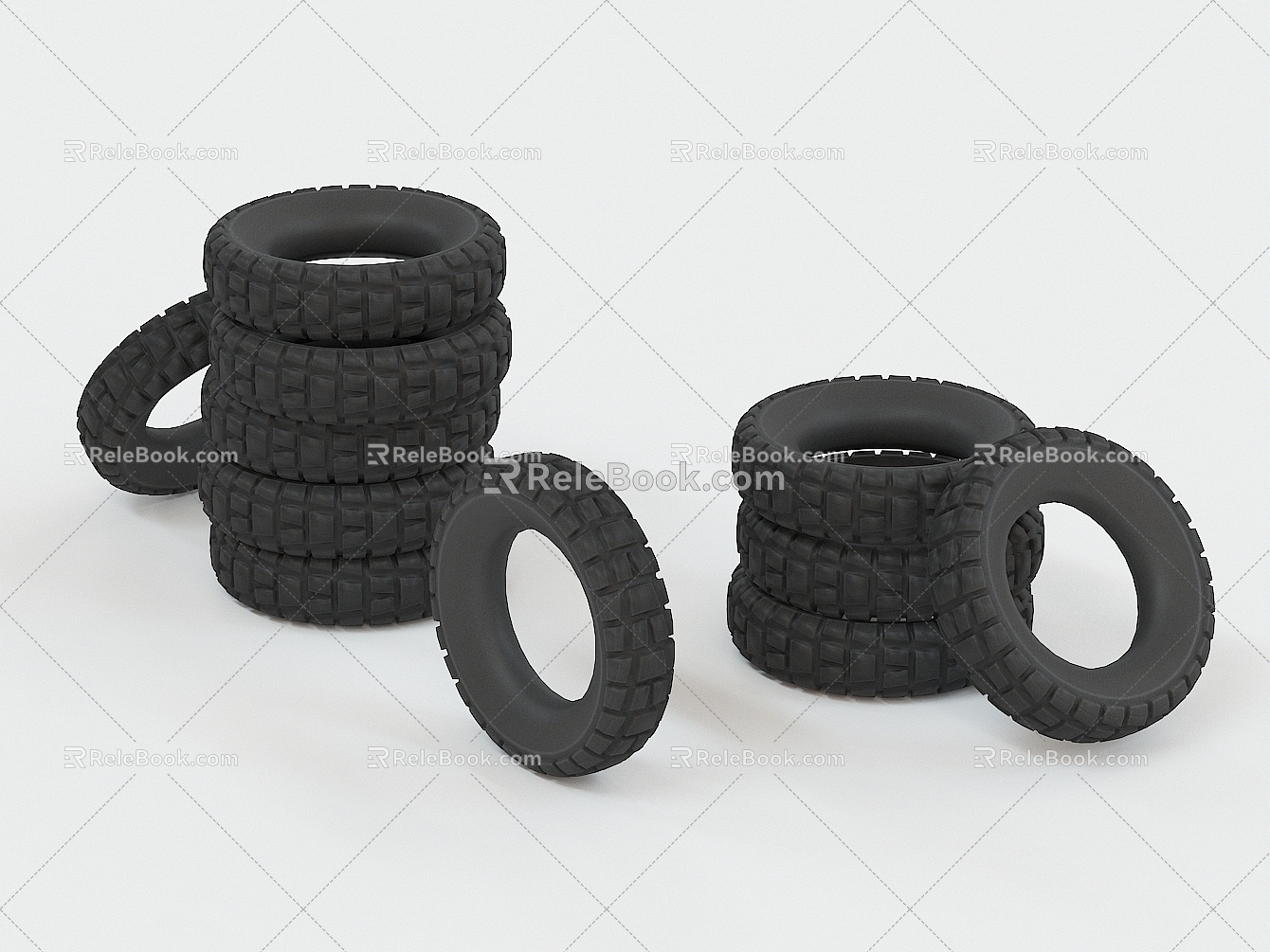 Modern Tires 3d model