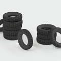 Modern Tires 3d model