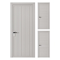 Modern simple single door 3d model