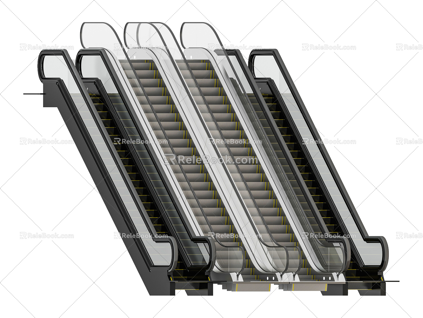 Modern Elevator Elevator Escalator 3d model