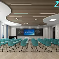 Classroom Music Classroom Training Room Classroom 3d model