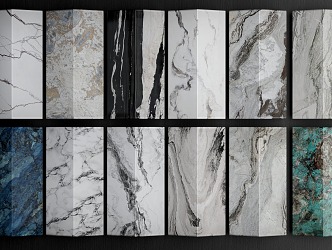 Marble Texture Wall Panel Stone Rock Slab 3d model