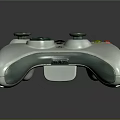 White Gaming Controller With Joysticks And Colorful Buttons For Electronic Gaming Devices