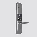 Smart Commercial Door Lock With Digital Screen Fingerprint Recognition And Modern Security Features