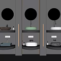 Washbasin combination 3d model