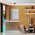 Modern Shoe Store Interior With Display Racks Shoes Sofa Artwork And Windows