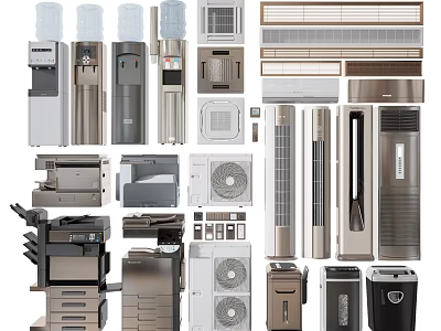Modern Electrical Appliances Home Appliances Portfolio 3d model