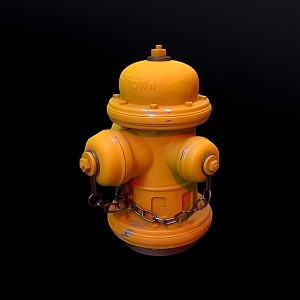 modern fire hydrant 3d model