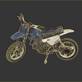 Motorcycle Two-wheeled Motorcycle Cross-country Motorcycle Road Race Motorcycle Motor Vehicle Transport 3d model