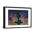 Modern Animal Painting Brown Living Room Animal Leopard Decorative Painting 3d model