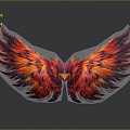 Modern Wings Phoenix Wings Phoenix Phoenix Wings 3d model