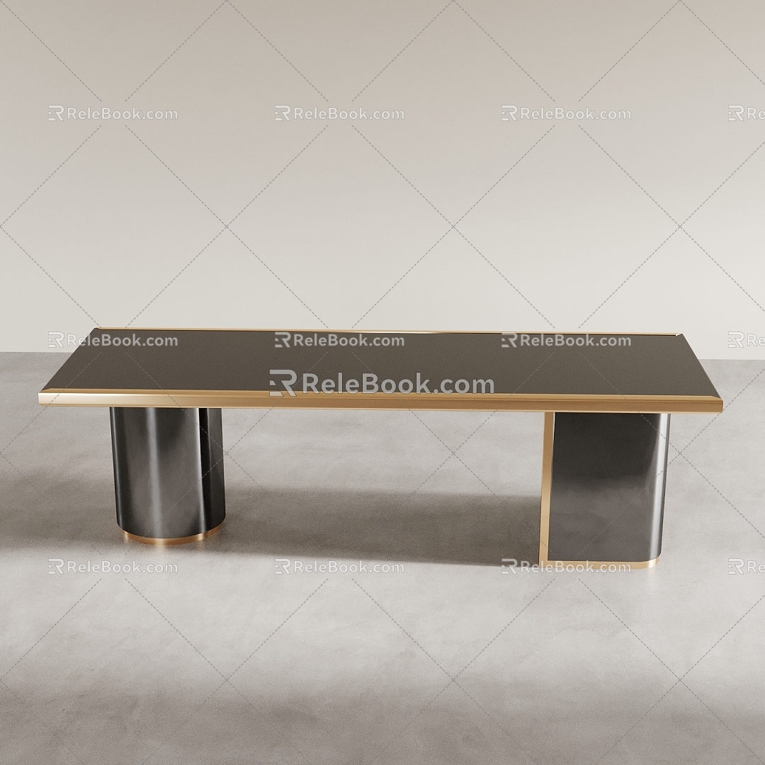 Desk Desk Tea Table Conference Table Dining Table Long Table Square Table 3d model