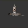 Ornate Classical Fountain With Tiered Structure Water Basin And Intricate Carvings