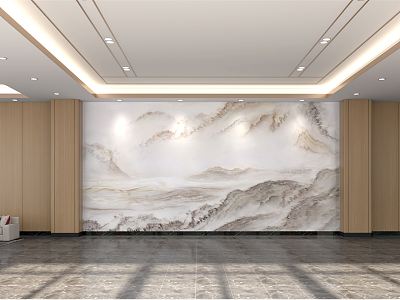 New Chinese Style Foyer New Chinese Style Foyer New Chinese Style Foyer New Chinese Style Hall Company Foyer Company Foyer Club model