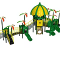 Modern slide large toy 3d model