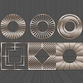 Modern Tree Pool Tree Grate 3d model
