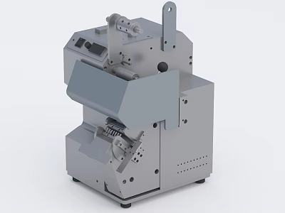 Advanced Industrial Equipment With Mechanical Structure Control Panel Metal Components And Functional Design 3d model