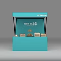Colorful Promotion Booths with Different Colors Display Various Products for Events