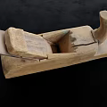 Vintage Wooden Plane Hand Tool For Traditional Carpentry And Woodworking Projects