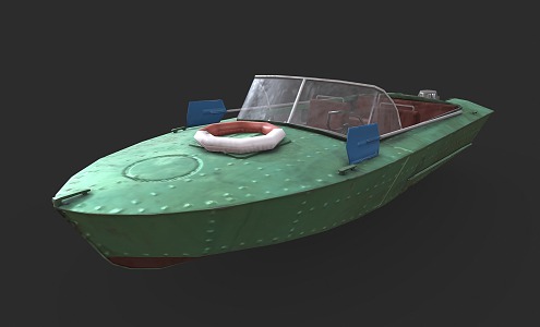 Modern Speedboat 3d model