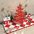 Christmas Day Beautiful Chen New Year Beautiful Chen Christmas Tree Snowman Bell Santa Claus Red Beautiful Chen Christmas Eve Lantern Festival Beautiful Chen Winter Beautiful Chen New Year's Day Beautiful Chen 3d model