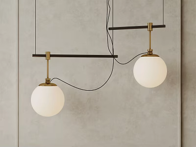 Modern chandelier 3d model